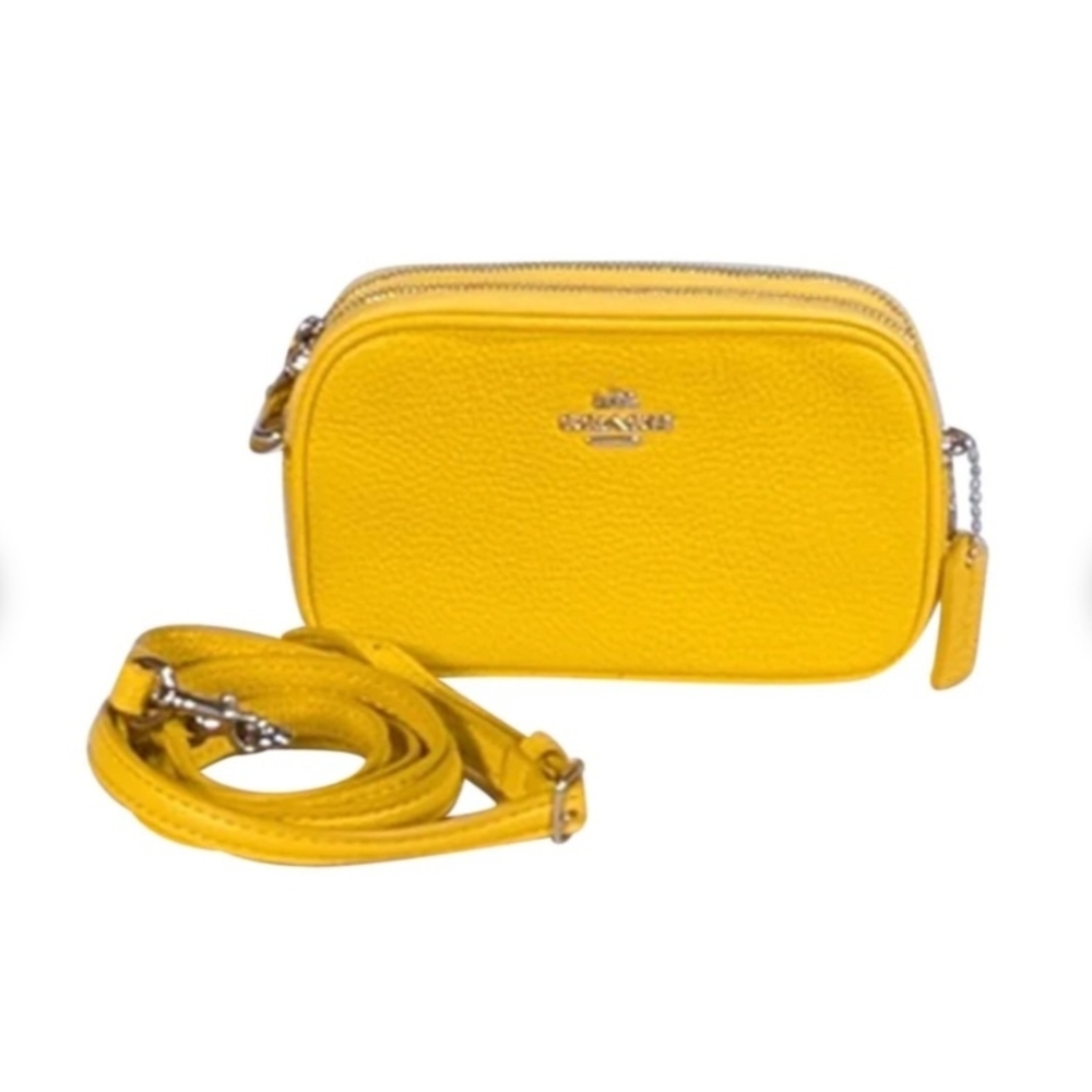 Coach Vibrant Yellow Crossbody Bag